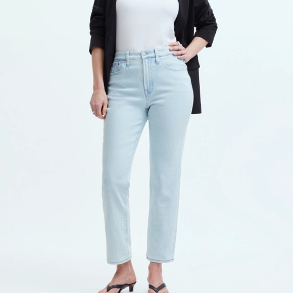 Madewell The Petite Curvy Perfect Vintage Jean Chesthunt Wash 24P NWT - Picture 2 of 3